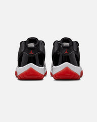 Air 11 Retro Low "Bred" Black/Varsity Red