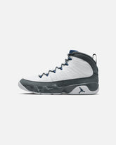 Air 9 Retro "Flint Grey" White/French Blue-Flint Grey