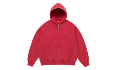 Small Box Zip Up Hooded Sweatshirt "SS26 - dark red" SU27351