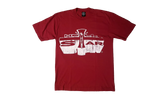 Jesus Emblem T-Shirt "Burgundy" HSR108