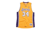 NBA Shaquille O’Neal Swingman Home Jersey "1999 Los Angeles Lakers - Gold" SMJYGS18179 LALLTGD99SON