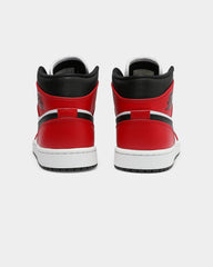 Men's Air 1 Mid ' Chicago Black Toe' Black/Black/Red