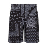 Printed Mesh Short Patchwork Paisly - Mens