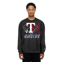 Texas Rangers Graphic LS Crew -Mens