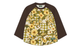 Levi's Cotton Floral Gingham Baseball Tee "Multicolor" DT505