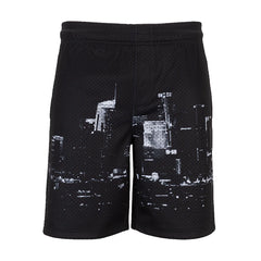 Printed Mesh Short Skyline - Mens