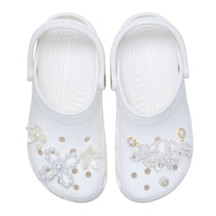 White Pearl Beaded 5 Pack Jibbitz