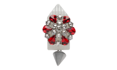 Rhinestone Cufflinks "Silver / Red" SM1VM0006P6479980
