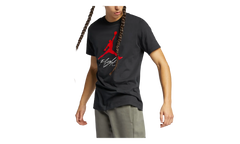 Jordan Jumpman Flight T-Shirt "Black / Gym Red" AO0664 010