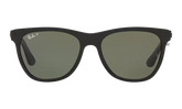 Square Polarized Sunglasses "Polished Black" RB4184-601-9A_54