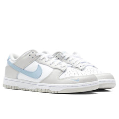 Women's Dunk Low - White/Light Armory Blue/Light Bone