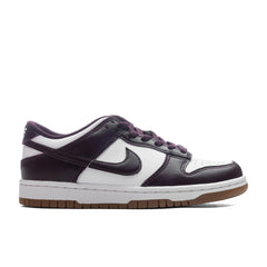 Dunk Low BG (GS) - White/Burgundy Crush/Gum Light Brown