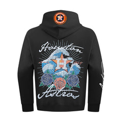 Houston Astros Wave & Roses Hoodie-Mens