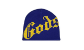 OG Logo Studded Beanie "Blue / Yellow" ZD8ISH5W