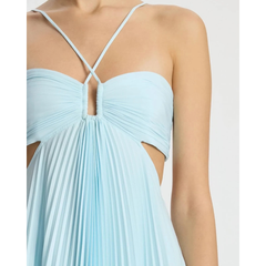 MONICA | HALTER MAXI DRESS