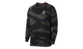 Jumpman Fleece Camo Crew Sweatshirt "Black" AV2310 010
