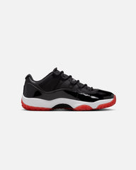 Air  11 Retro Low "Bred" Black/Varsity Red
