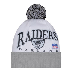 Oakland Raiders Knit Spirit Pom Beanie