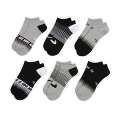 6 Pack Unisex Everyday Lightweight WGFX No Show