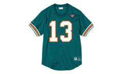 NFL Name & Number Mesh Crew Neck Shirt "Miami Dolphins - Teal" NNMPMG18061 MDOTEAL94DMA