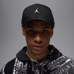 Jordan Rise Cap Structured Curved Bill Metal Jumpman Strapback