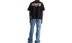 Glitz Carlos Over Skate Short-Sleeve Tee "Black / Silver" OMAA120F22JER0161072