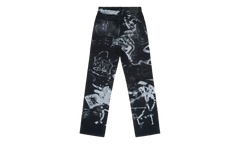 Lost Frequencies Ricardo Graffiti Slim-Fit Jeans "Black" MLFQD1057 J2116GRFGP