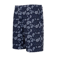 Printed Mesh Short Tossed Paisly - Mens