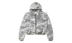Winter Crystal Camo Work Jacket "Washed White Camo" VAL166