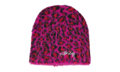 Leopard Skullcap Beanie "Pink" STUS409