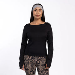 Power Ribbed LS - Womens