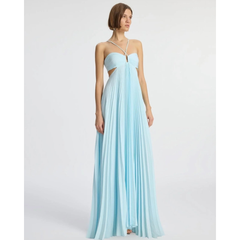 MONICA | HALTER MAXI DRESS